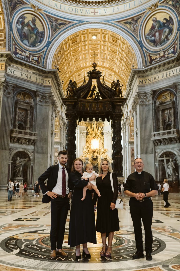 Battesimo Roma Chrzest Święty Rzym Baptism Rome Basilica San Pietro