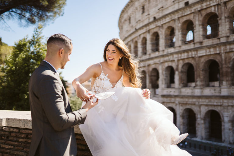 Wedding Photoshooting Roma Sessione di sposi Roma Sesja Poślubna Rzym