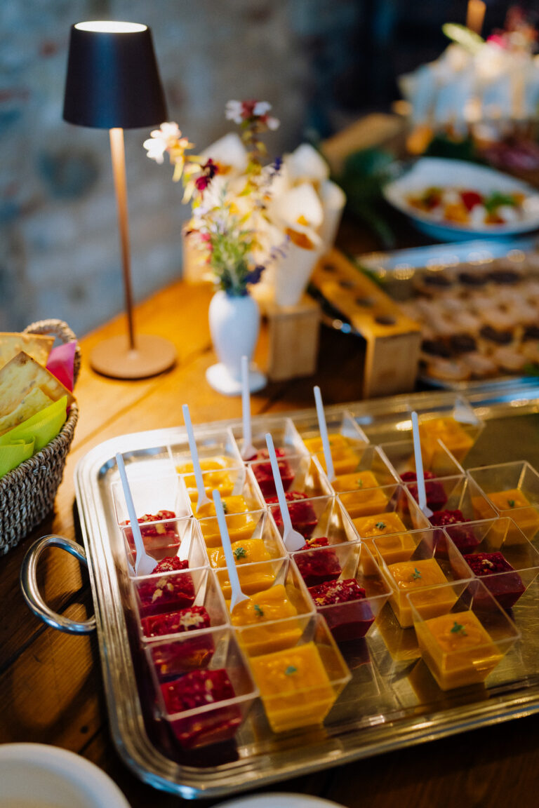 Wedding stationery detail at the reception table