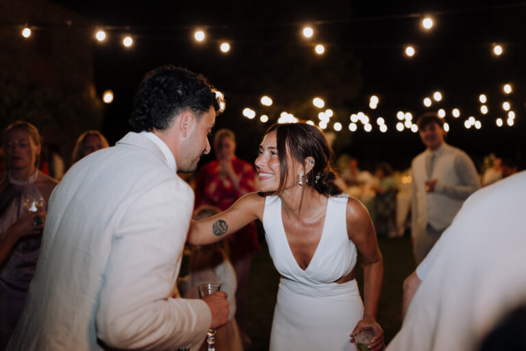 Dance floor close moment