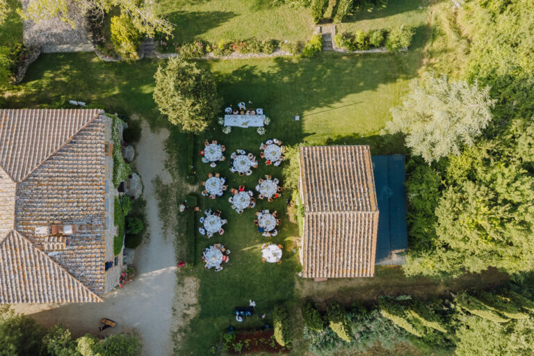 villa cini drone photo